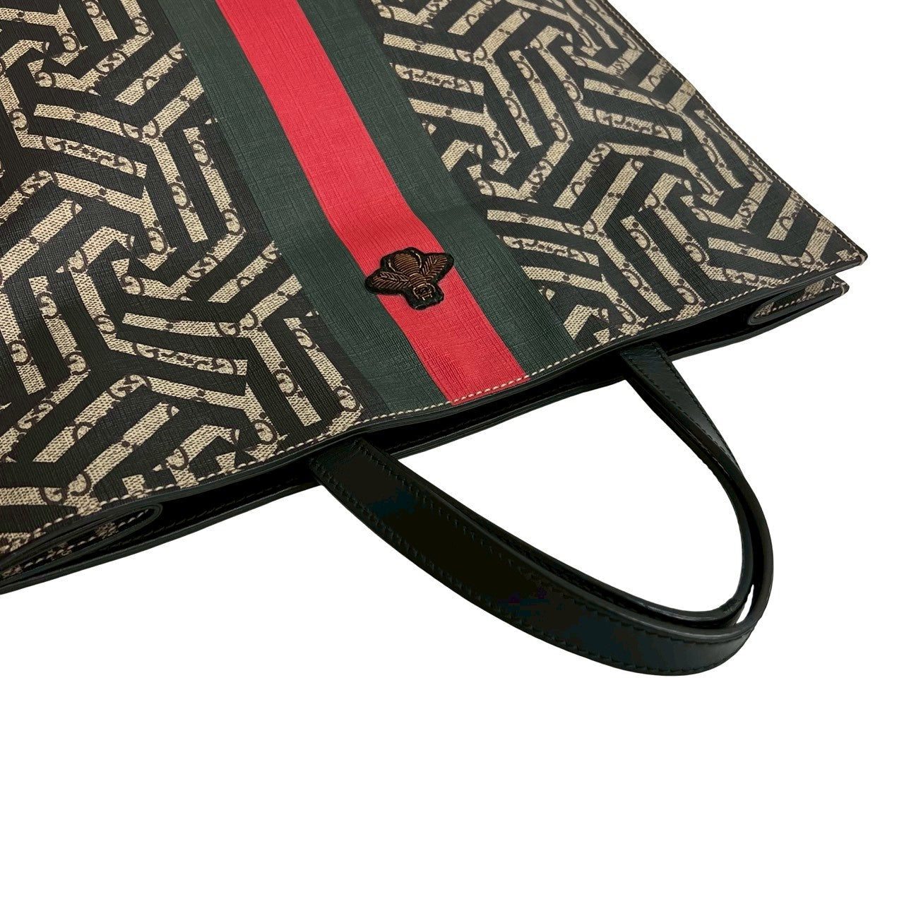 Gucci GG カレイド ビー レザー 2way トート バッグ