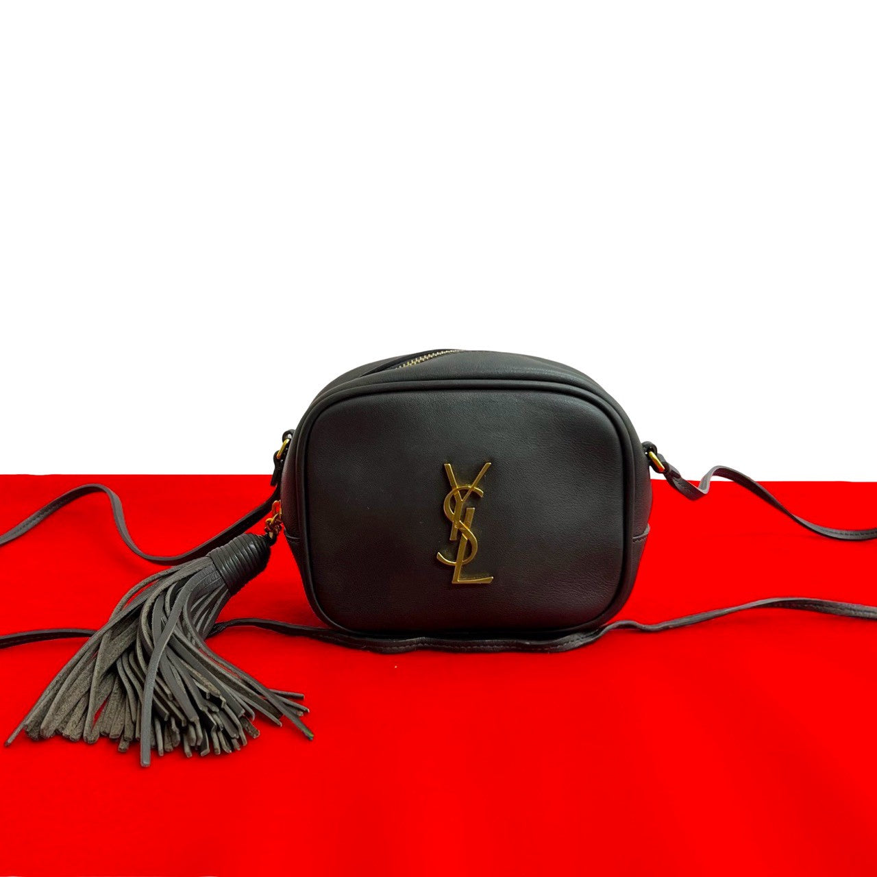 サンローラン パリ YSL レザー ミニ ショルダーバッグ