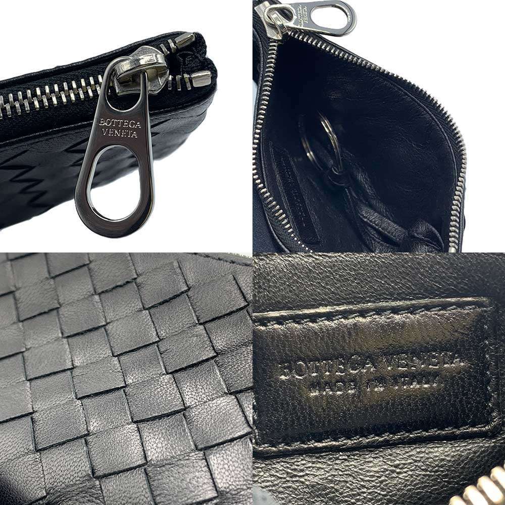 ボッテガ ヴェネタ レザー キー ポーチ コイン ケース