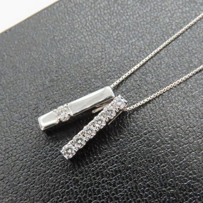 Tasaki K18WG ダイヤモンド ネックレス