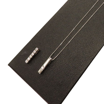 Tasaki K18WG ダイヤモンド ネックレス