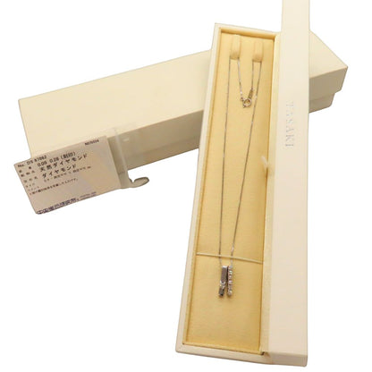 Tasaki K18WG ダイヤモンド ネックレス