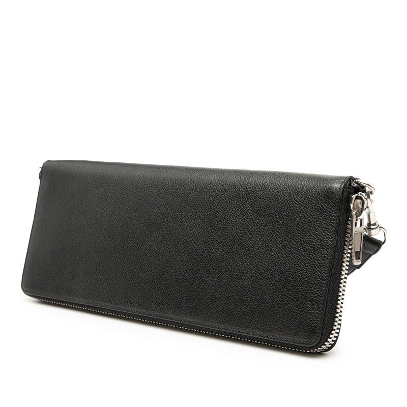 バレンシアガ LEASH CLUTCH レザーショルダーバッグ