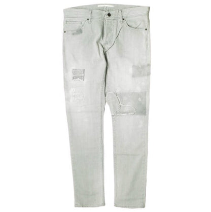 イージーンズ SEA HORSE SLIM 綿 ストレッチデニムパンツ