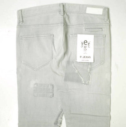 イージーンズ SEA HORSE SLIM 綿 ストレッチデニムパンツ