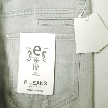 イージーンズ SEA HORSE SLIM 綿 ストレッチデニムパンツ