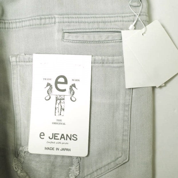 イージーンズ SEA HORSE SLIM 綿 ストレッチデニムパンツ