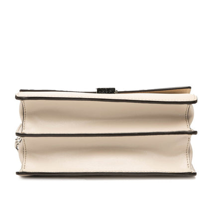 フェンディ キャナイ レザー ショルダーバッグ