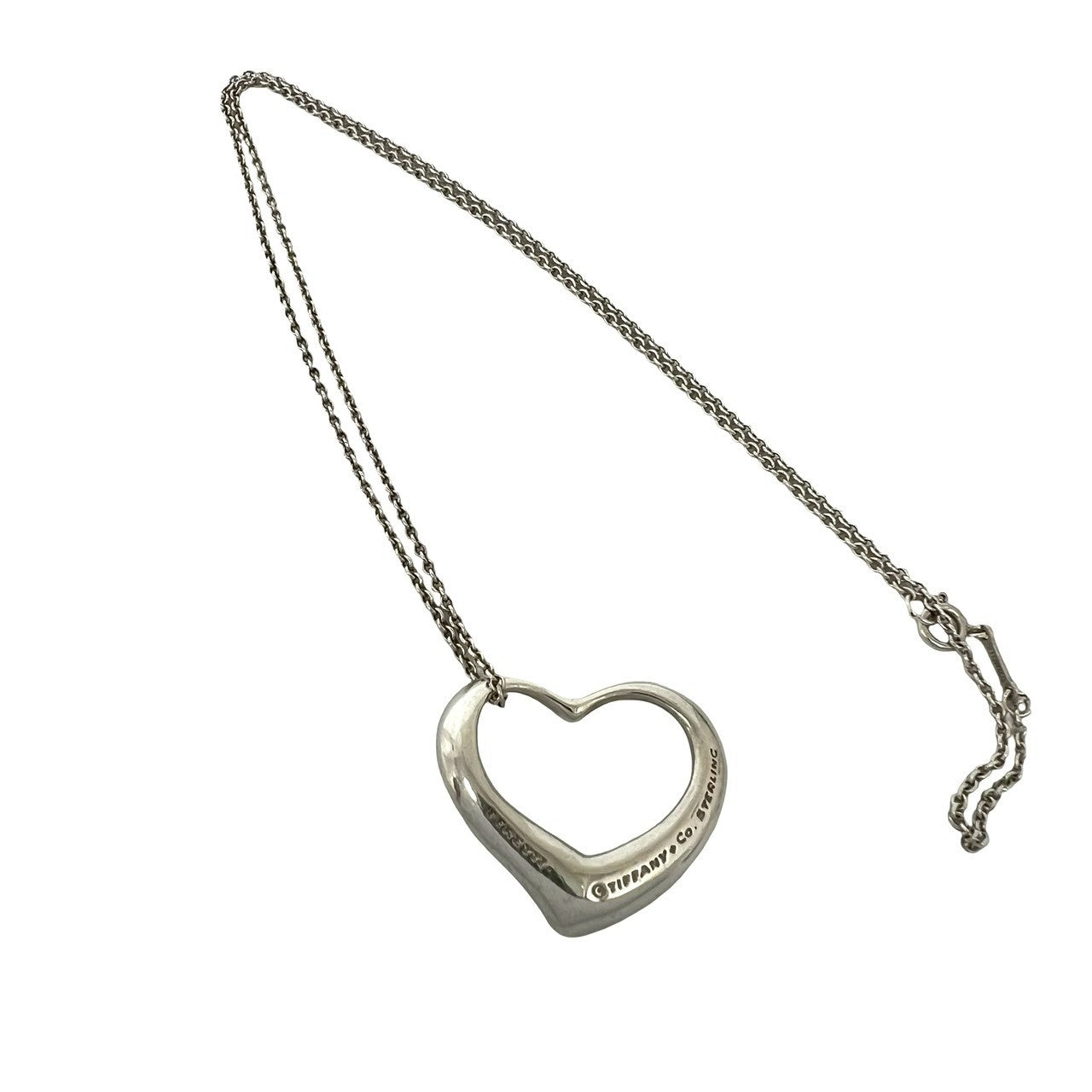 ティファニー オープンハート シルバーネックレス