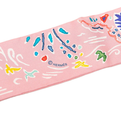 エルメス ISOLA DI PRIMAVERA シルクツイリー