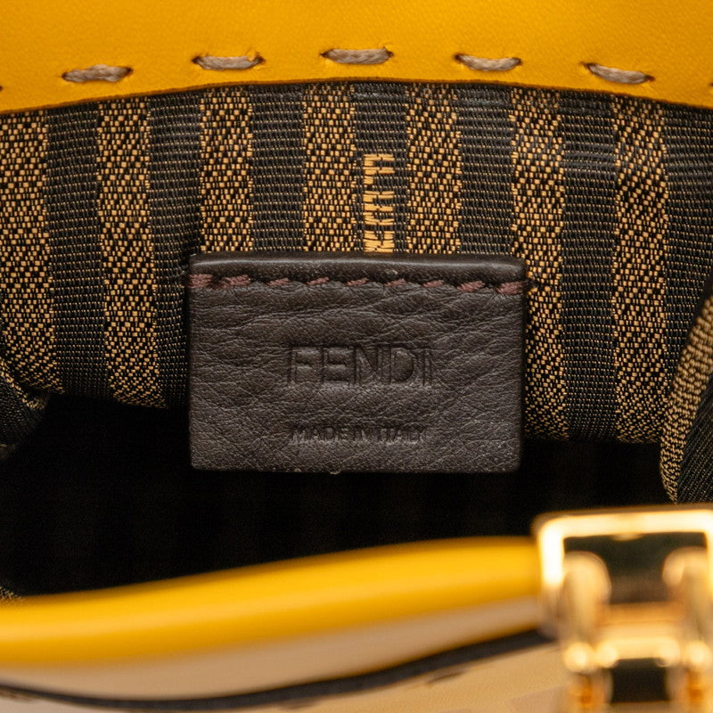 フェンディ サンシャイン ショッパー ミニ レザー 2WAYバッグ