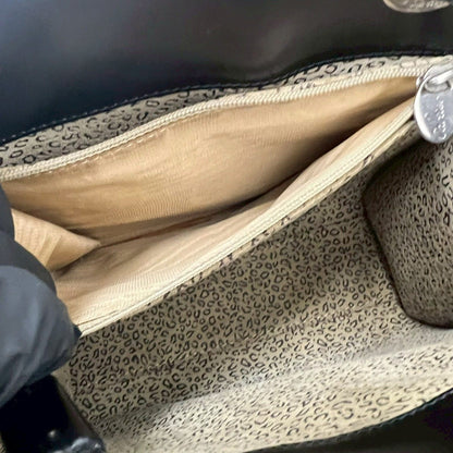 カルティエ パンテール レザーショルダーバッグ