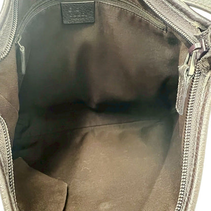 グッチ GGナイロン レザー ショルダーバッグ