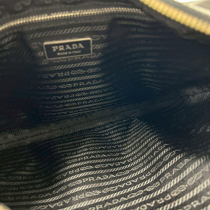 プラダ ナイロン レザー ショルダーバッグ