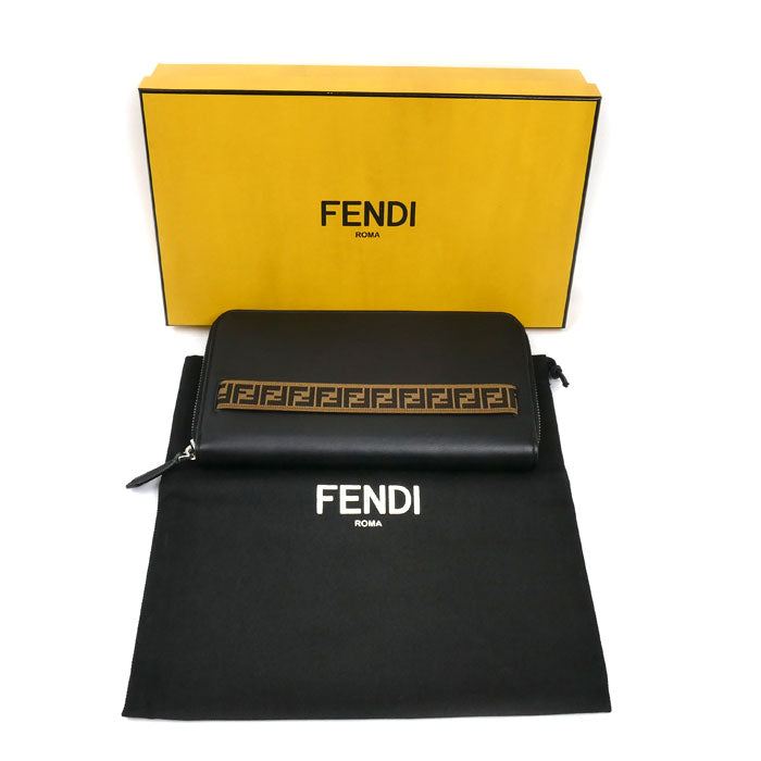 フェンディ FFロゴ ラウンドファスナー長財布