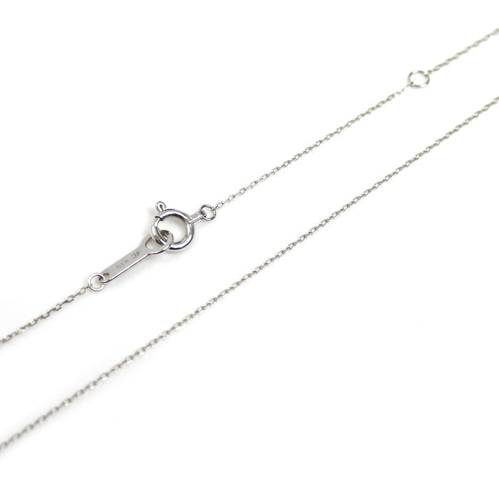 4℃ しずく K10WG ダイヤモンドネックレス