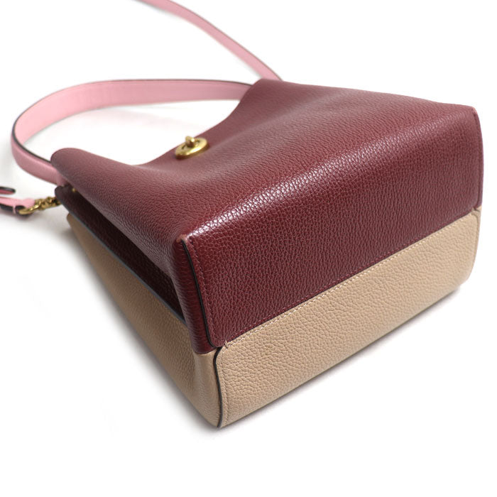コーチ Charlie Basket レザー2wayショルダーバッグ
