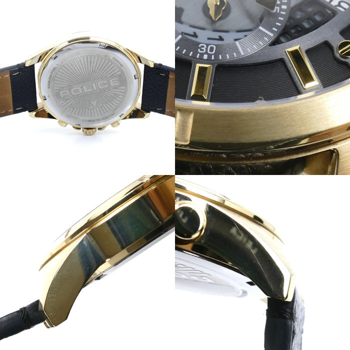 ポリス ステンレス クロノグラフ