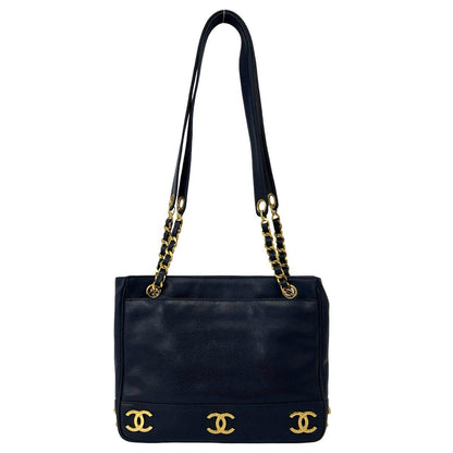 シャネル キャビアスキン ショルダーバッグ