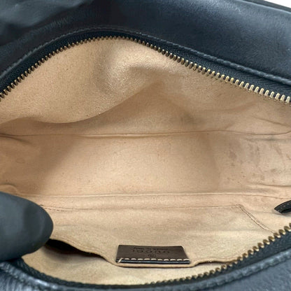 グッチ GGマーモント レザーショルダーバッグ