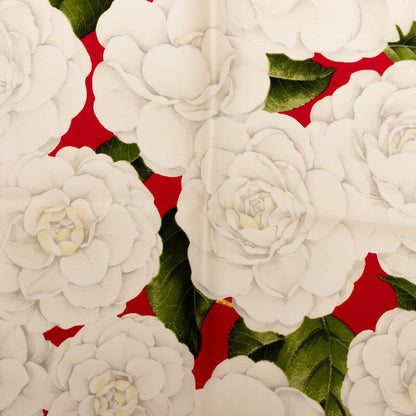 シャネル カメリア シルク スカーフ