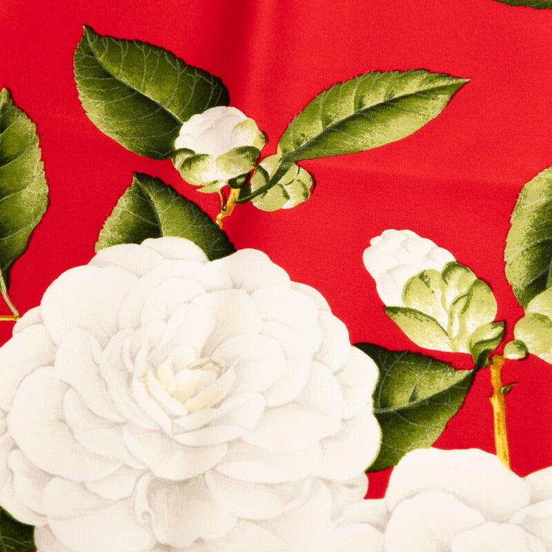 シャネル カメリア シルク スカーフ