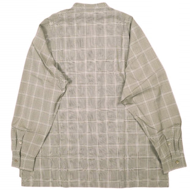 アンun/unbient Stand Collar Shirt ウールシャツ