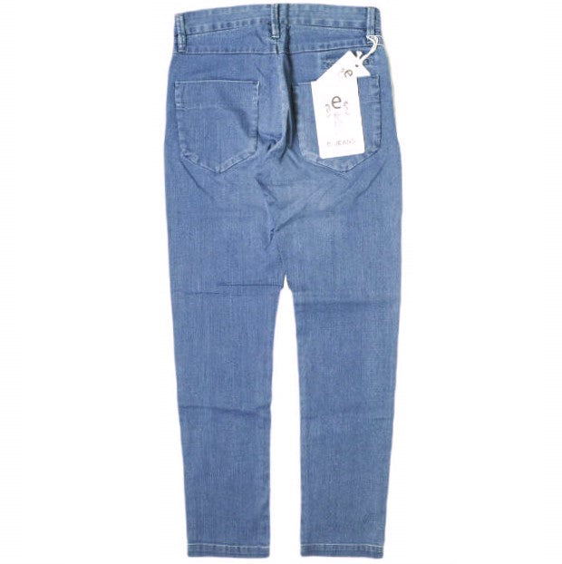 イージーンズ TAPERED 綿 ストレッチデニムパンツ