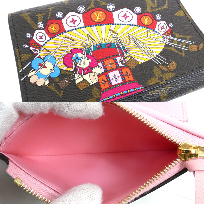 ルイヴィトン ポルトフォイユヴィクトリーヌ モノグラム 三つ折り財布