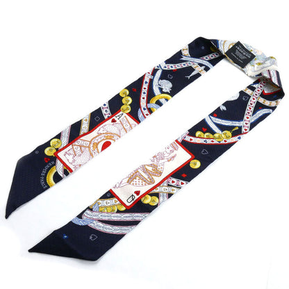 エルメス DAME DE COEUR シルクスカーフ