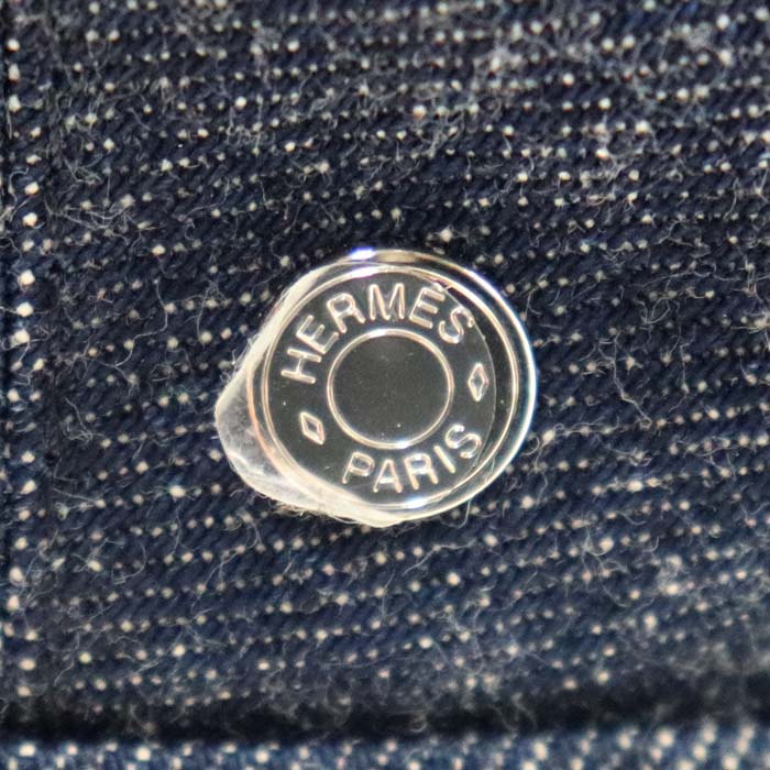 エルメス デニム コットンポリエステルベレー帽57
