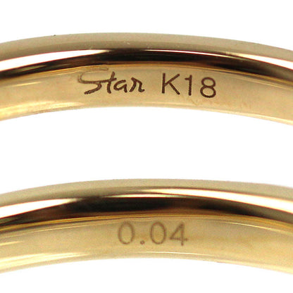 スタージュエリー K18イエローゴールド ダイヤモンドリング