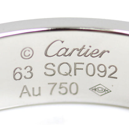 カルティエ ラブ Au750ホワイトゴールド ダイヤモンド リング 22.5号