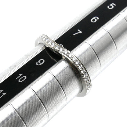 カルティエ バレリーナ Pt950プラチナ ダイヤモンドリング 8号