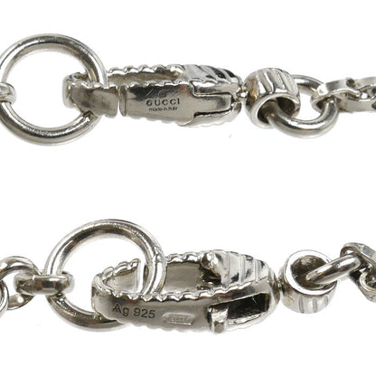 グッチ アンガーフォレスト シルバー925 ウルフヘッドネックレス