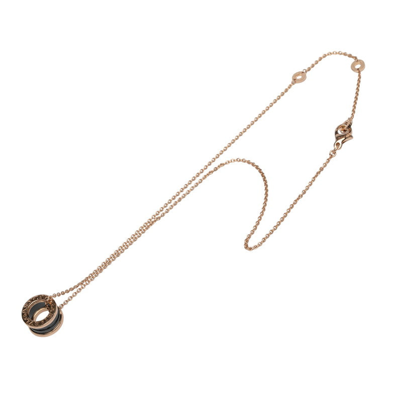 ブルガリ B.zero1 K18 ピンク ゴールド セラミック ネックレス