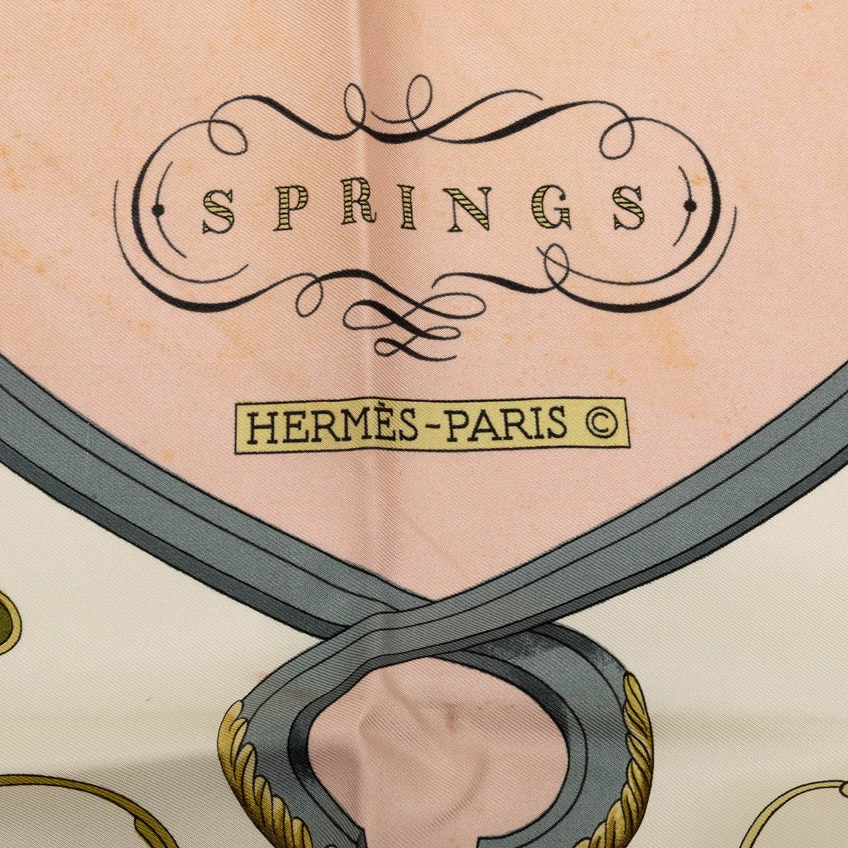 エルメス カレ90 SPRINGS シルクスカーフ