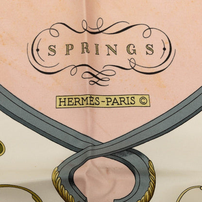 エルメス カレ90 SPRINGS シルクスカーフ