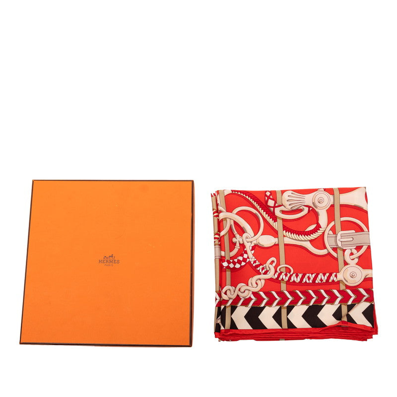 エルメス カレ90 Panoplie Equestre シルクスカーフ