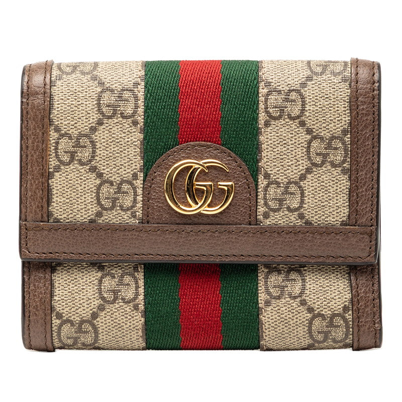 グッチ オフィディア GGスプリーム 三つ折り財布