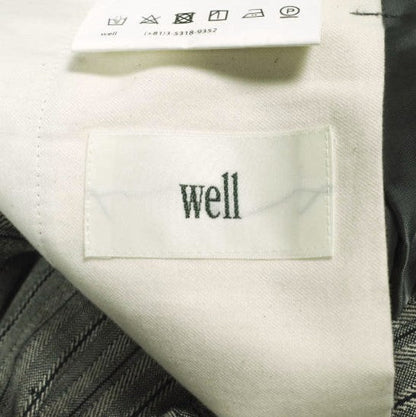 well SOMEONE'S CLOSET TUCKED PANTS リネンパンツ
