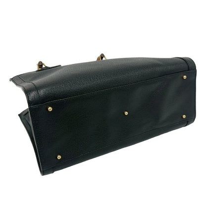 グッチ バンブー レザー ハンドバッグ