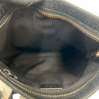グッチ GGキャンバス レザー ショルダーバッグ