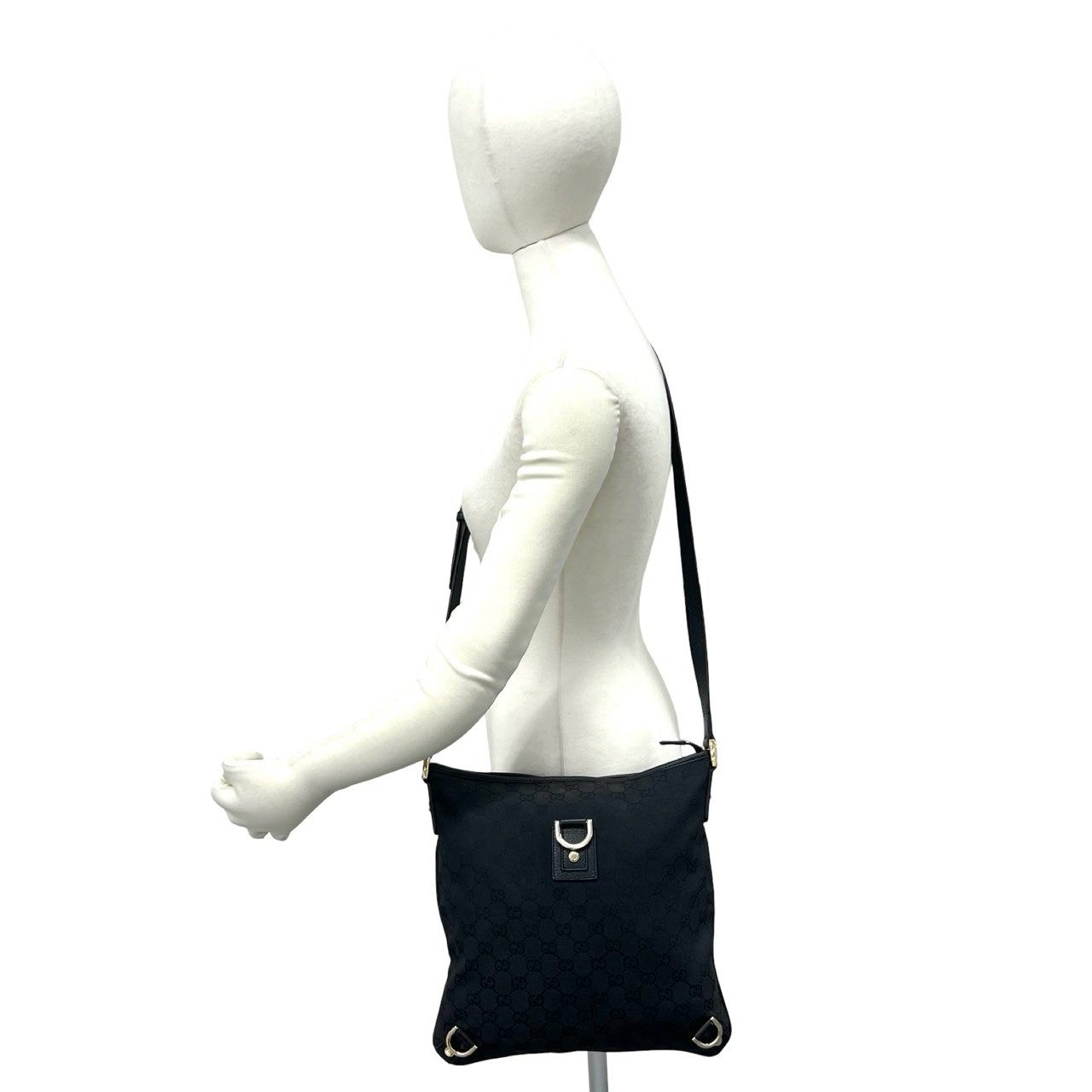 グッチ GG キャンバス レザー 2wayショルダーバッグ