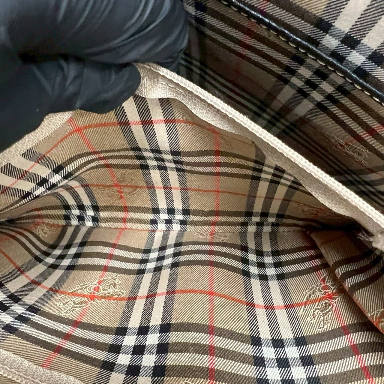 バーバリー レザートートバッグ