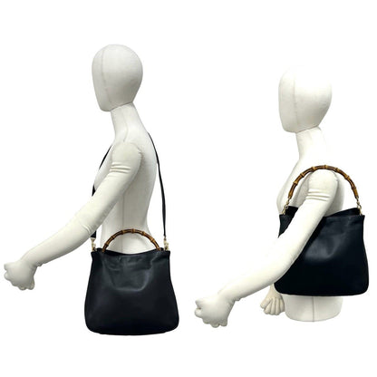 グッチ バンブーレザー2wayバッグ