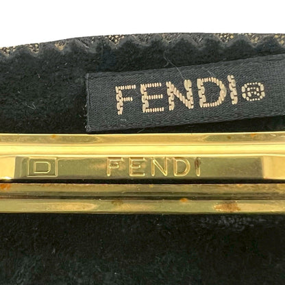 フェンディ ズッカ キャンバス バレッタ