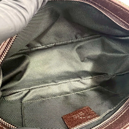 グッチ GGキャンバス レザーハンドバッグ