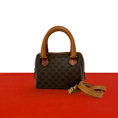 セリーヌ マカダム レザー2wayバッグ