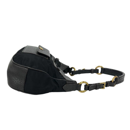 プラダ ナイロン レザー ショルダーバッグ